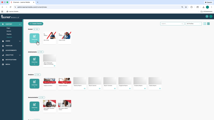 Create a course