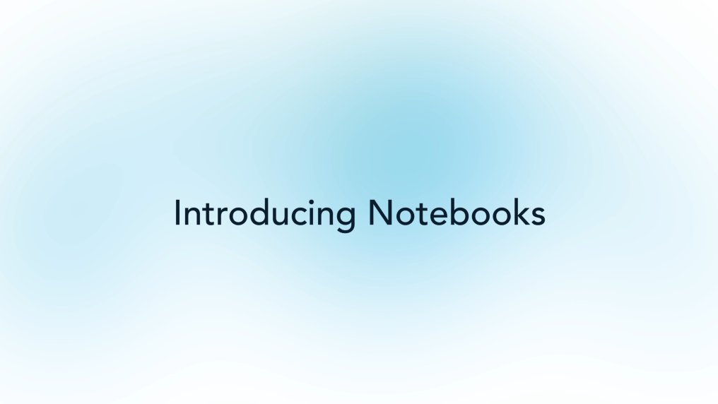 Notebooks